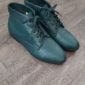 Danexx  Leather Shoes - Dark Green